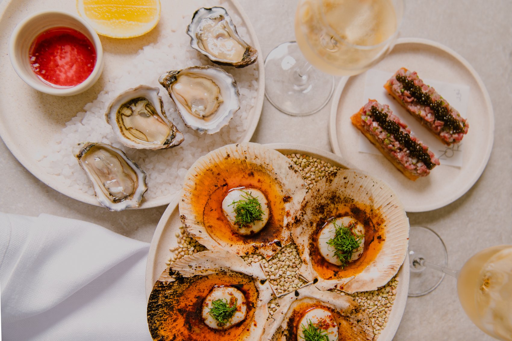 NOUR restaurant dishes